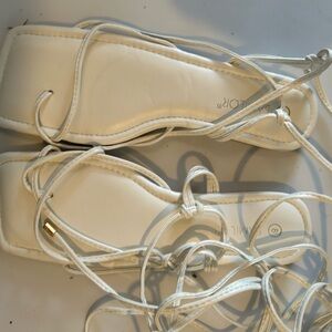 Stylish White Sandals